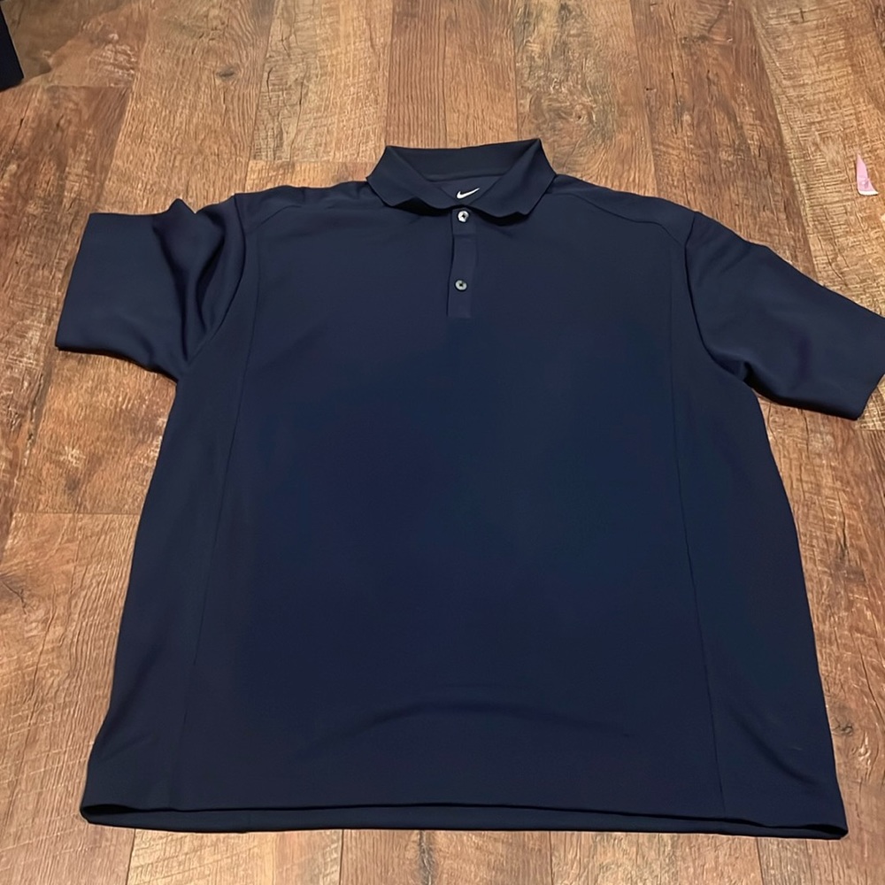 MENS NIKE NAVY POLO